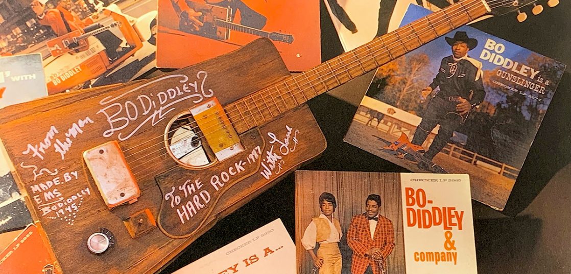 ロックンロールの神様が自作した、シガー・ボックス・ギター 