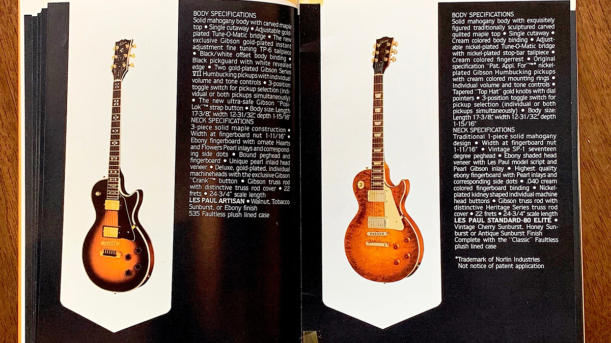 1981年ギブソン・エピフォン総合 ヴィンテージカタログ - エレキギター